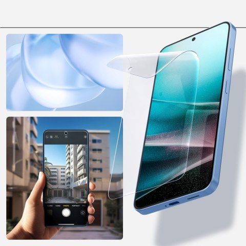 Szkło hybrydowe na Samsung Galaxy S25 ELITE SHIELD EZ FIT - przezroczyste SPIGEN