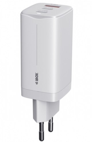 Ładowarka sieciowa ILUC65 GaN 65W USB-C biała IBOX