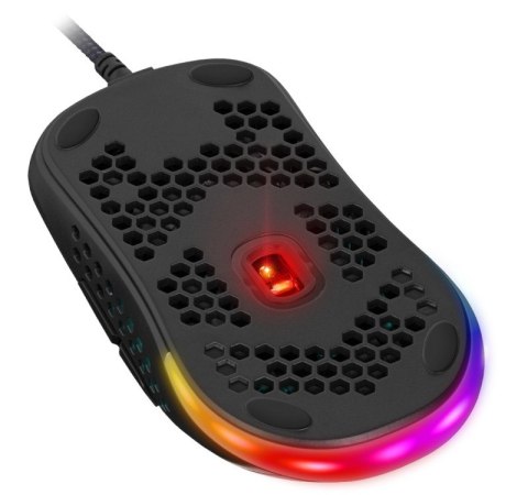Mysz gamingowa przewodowa SHEPARD GM-620L 12800 dpi 7P RGB Defender