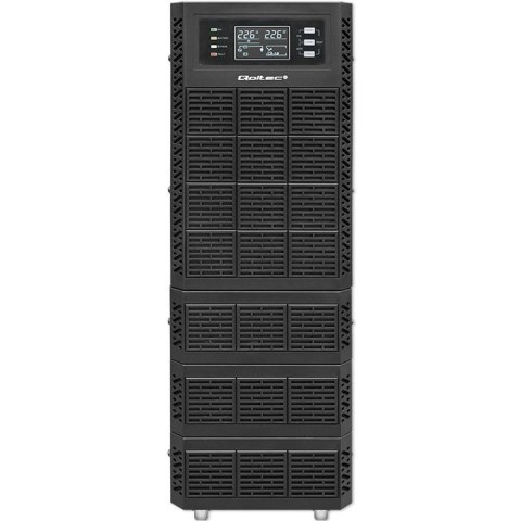 Zasilacz awaryjny UPS 6kVA | 6000W | Power Factor 1.0 | LCD | EPO| USB | On line Qoltec