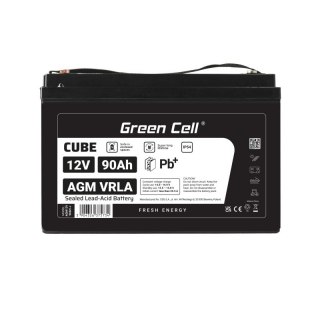 Akumulator AGM VRLA 12V 90Ah IP54 Green Cell