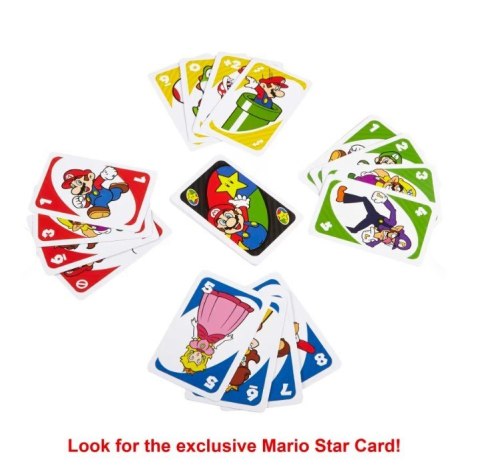 Gra Uno Super Mario Mattel