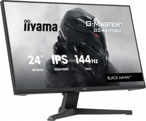 Monitor 23,8 cala G2441HSU-B1 IPS,FHD,144Hz,1ms,2xUSB,350cd,HDMI,DP IIYAMA
