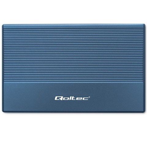 Obudowa | Kieszeń na dysk SSD HDD 2.5" | SATA | USB 3.0 | Super speed 5Gb/s | 2TB | Niebieskia Qoltec