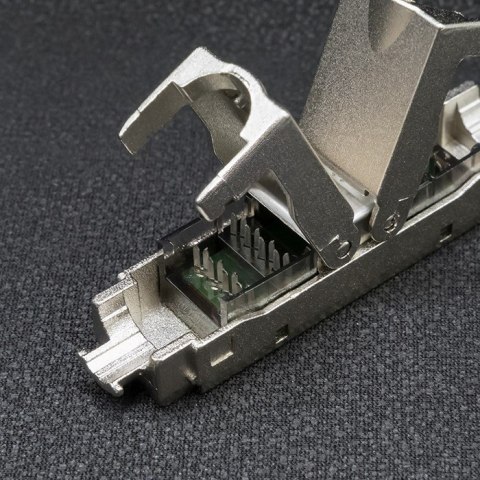 Wtyk RJ45 beznarzędziowy STP | CAT6 | JACK PIN | T568B | T568A Qoltec