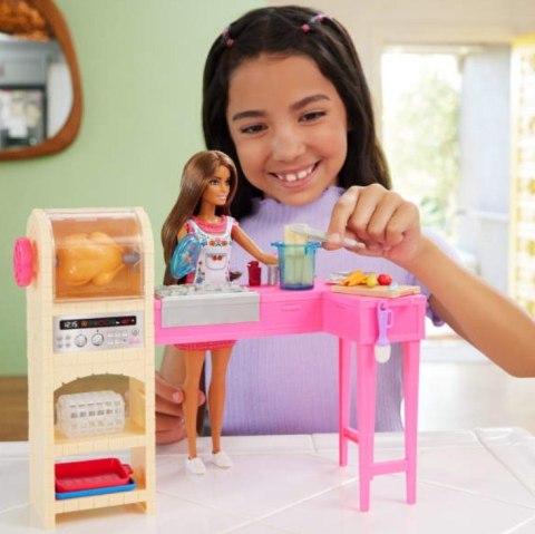 Zestaw lalka Barbie Kuchnia Teresy Przepis na przyjaźń Mattel