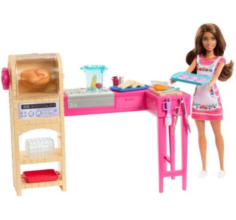 Zestaw lalka Barbie Kuchnia Teresy Przepis na przyjaźń Mattel