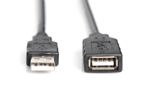 Kabel przedłużający USB 2.0 HighSpeed Typ USB A/USB A M/Ż aktywny, czarny 10m Digitus