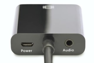 Konwerter/adapter audio-video HDMI do VGA, 1080p FHD, z audio 3.5mm MiniJack Digitus