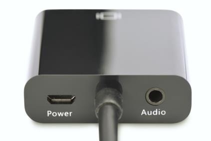 Konwerter/adapter audio-video HDMI do VGA, 1080p FHD, z audio 3.5mm MiniJack Digitus