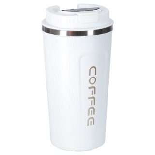 Kubek podróżny LED z ustnikiem 500ml biały Kik Sp. z o. o. Sp. k.