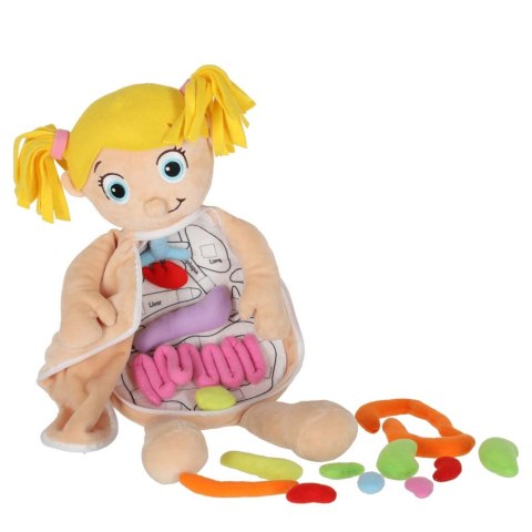 Lalka maskotka nauka anatomii dziewczynka Kik Sp. z o. o. Sp. k.