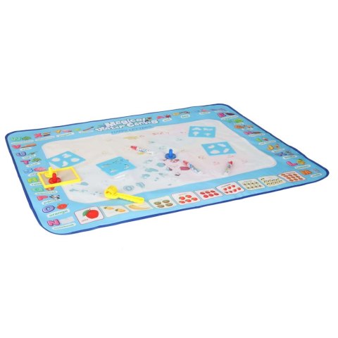 Mata wodna do malowania rysowania wodą mazaki pieczątki szablony wałek 100x80cm alfabet Kik Sp. z o. o. Sp. k.