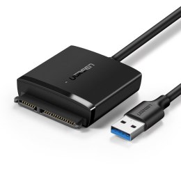 Kabel Adapter do dysku HDD i SSD SATA 2.5'' / 3.5'' USB 3.0 do 12TB - czarny UGREEN