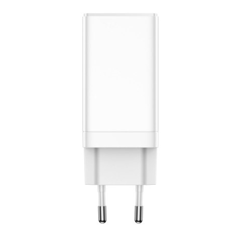 Szybka uniwersalna ładowarka sieciowa GaN3 PRO 2x USB-C / USB + kabel USB-C 65W - biały BASEUS