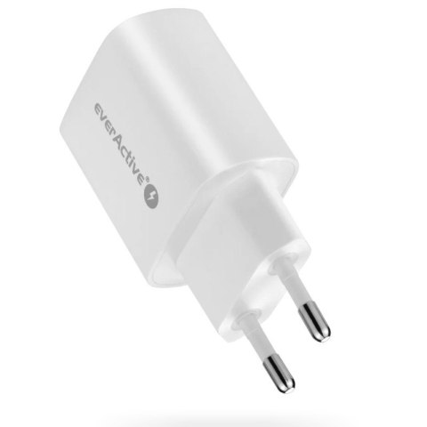 Ładowarka sieciowa 2X USB 2,4A 12W Biała EverActive