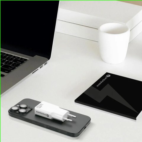 Ładowarka sieciowa SUPER SLIM QC 4+ 30W 2XUSB-C biała SC-385Q EverActive