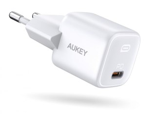 PA-B1 White Omnia Mini ładowarka sieciowa 1xUSB-C Power Delivery 20W 3A AUKEY