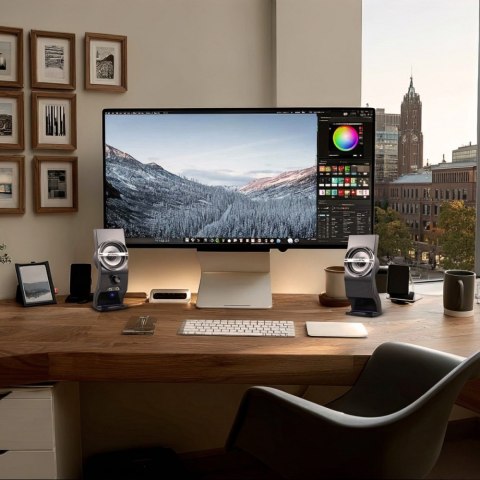 Głośniki komputerowe 6W AC805 USB Black Audiocore