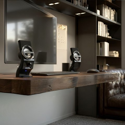 Głośniki komputerowe 6W AC805 USB Black Audiocore