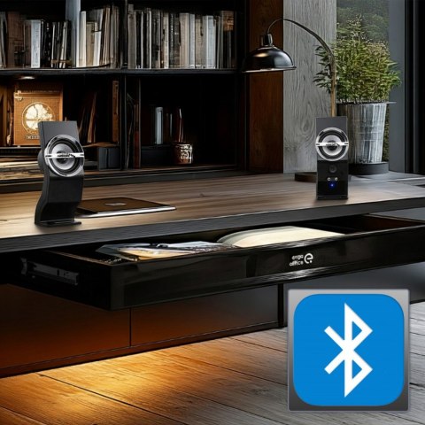 Głośniki komputerowe 6W AC805 USB Black Audiocore