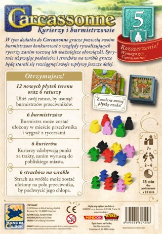 Gra Carcassonne 3 edycja 5. Kurierzy i Burmistrzowie Bard