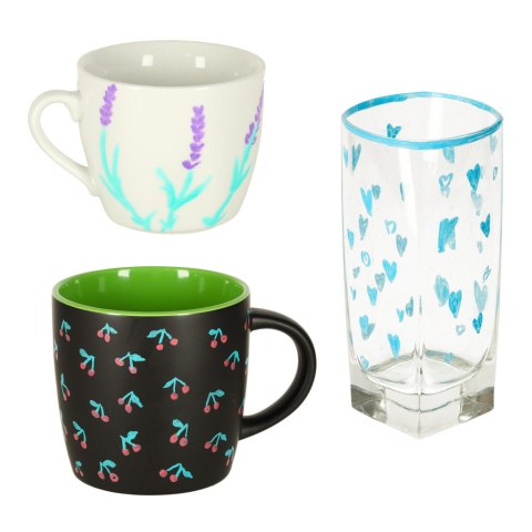 Markery akrylowe do tkanin kamieni pisaki flamastry mazaki wodoodporne DIY 24 szt. Kik Sp. z o. o. Sp. k.