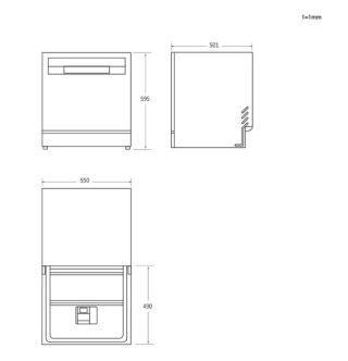 Zmywarka kompaktowa CP 8F9FFA Candy