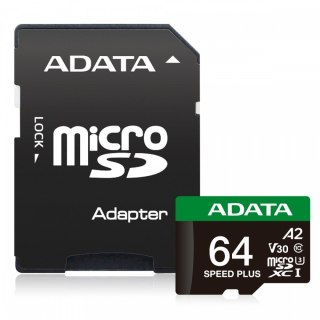 Karta microSD Speed Plus 64GB UHS1 U3 V30 A2 160/140 MB/s Adata