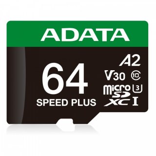 Karta microSD Speed Plus 64GB UHS1 U3 V30 A2 160/140 MB/s Adata