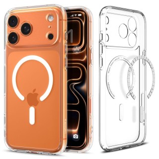 Etui case ochronny na iPhone 17 Pro Ultra Hybrid MagSafe - przezroczysto-białe SPIGEN