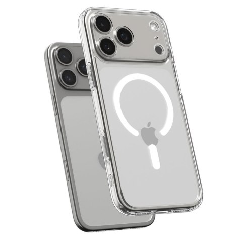 Etui case ochronny na iPhone 17 Pro Ultra Hybrid MagSafe - przezroczysto-białe SPIGEN
