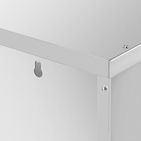 Szafa ścienna gastronomiczna z drzwiami przesuwanymi STAL 120 kg 90 x 40 x 50 cm Royal Catering