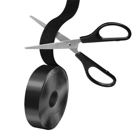 Zestaw samoprzylepnych taśm kablowych,5m,czarny LogiLink