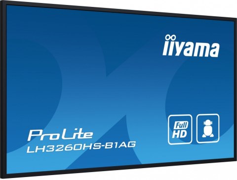 Monitor wielkoformatowy 31.5 cala LH3260HS-B1AG matowy 24h/7 500(cd/m2) VA 1920 x 1080 FHD Android.11 Wifi CMS(iiSignage2) IIYAMA