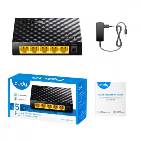 Przełącznik GS105D 5xGE Cudy