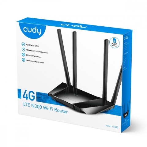 Router LT400 N300 4G LTE SIM Cudy