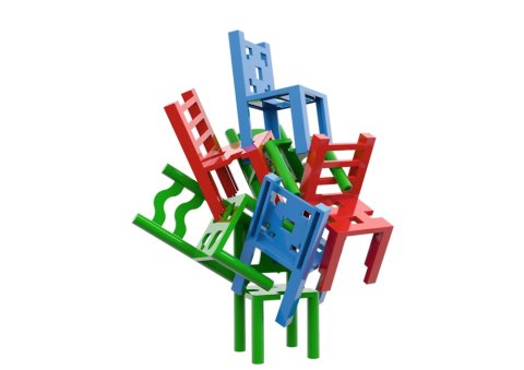 Gra zręcznościowa Mistakos Walka o stołki Trefl 02075 Trefl Gry