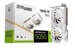 Karta graficzna GeForce RTX 5050 TWIN EDGE OC 8GB GDDR6 128bit 3DP/HDMI biała ZOTAC
