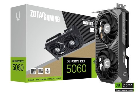 Karta graficzna GeForce RTX 5060 TWIN EDGE OC 8GB GDDR7 128bit 3DP/HDMI ZOTAC