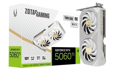 Karta graficzna GeForce RTX 5060 Ti 16GB TWIN EDGE OC GDDR7 128bit biała ZOTAC