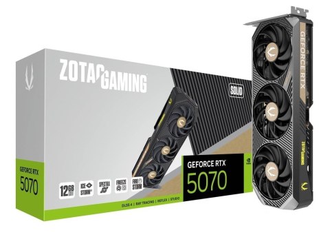 Karta graficzna GeForce RTX 5070 SOLID 12GB GDDR7 192bit 3DP/HDMI ZOTAC