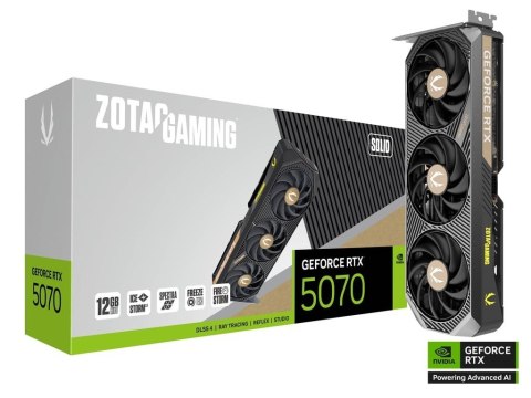Karta graficzna GeForce RTX 5070 SOLID 12GB GDDR7 192bit 3DP/HDMI ZOTAC