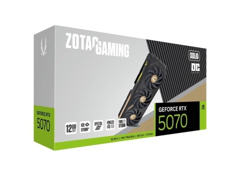 Karta graficzna GeForce RTX 5070 SOLID OC 12GB GDDR7 192bit 3DP/HDMI ZOTAC