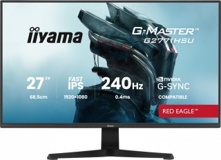 Monitor 27 cali G2771HSU-B1 0.4ms,Fast IPS,1xUSB 3.2, 1xUSB C, 240Hz, DP, 2xHDMI, Adaptive G-SYNC - 1920 x 1080 @48-240Hz  IIYAMA