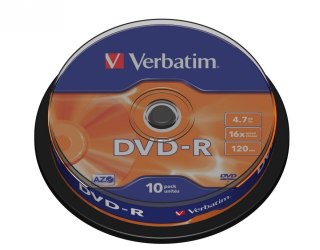 DVD-R 16x 4.7GB 10P CB 43523 Verbatim