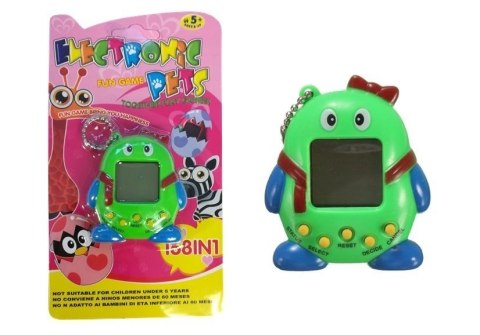 Elektroniczne Zwierzątko Tamagotchi z Kokardką Zielone LEAN Toys