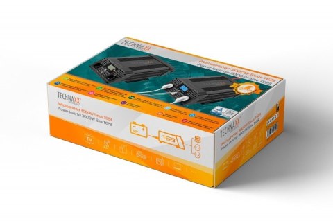 Falownik inwerter mocy 3000W DC 12V/AC 230V TE23 Technaxx Deutschland GmbH & Co. KG