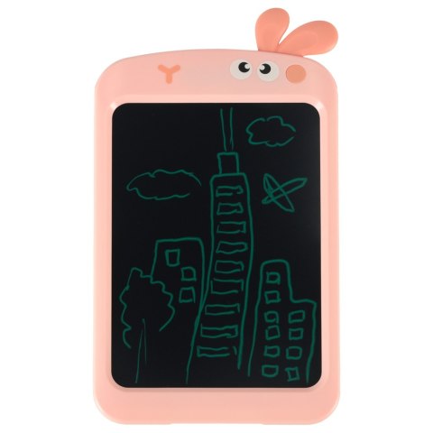 Tablet graficzny do rysowania dla dzieci znikopis tablica ekran LCD 8,5' królik róż Kik Sp. z o. o. Sp. k.