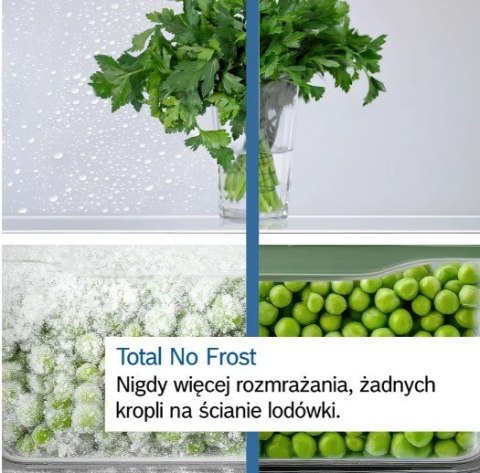 Chłodziarko-zamrażarka KGN33NSDB Total No Frost Bosch